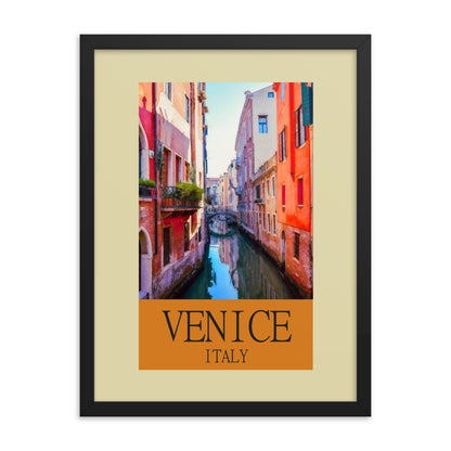 Vacation in Venice, Italy Framed Print