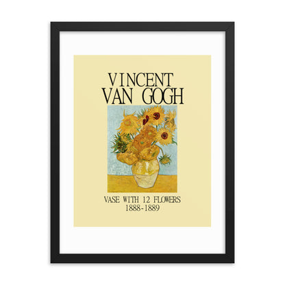 van gogh vase with 12 flowers 