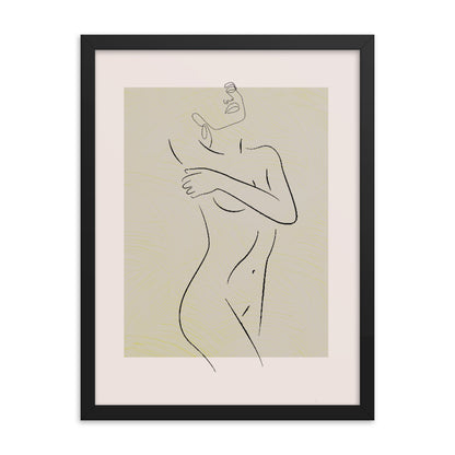 Femme Fetale Body Framed Print
