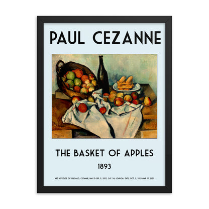Basket of Apples by Paul Cezanne Framed Print 