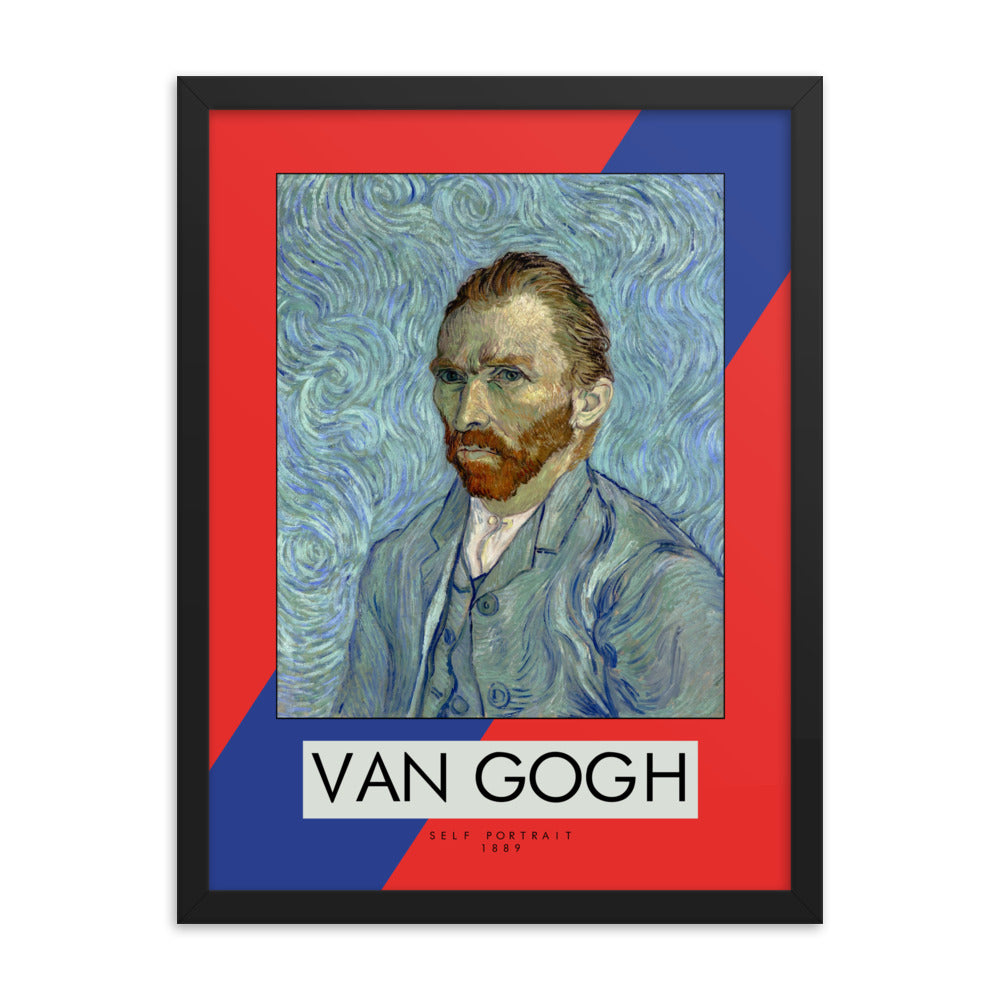 Vincent Van Gogh Self Portrait, 1889 Framed Print