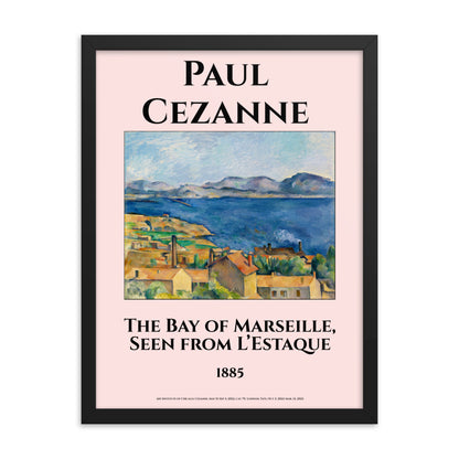 The Bay of Marseille, Seen from L’Estaque by Paul Cezanne Framed Print
