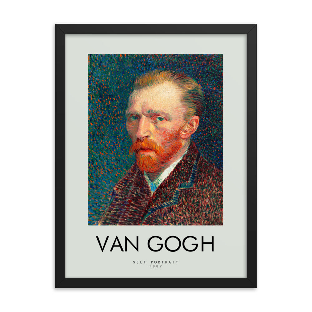 Van Gogh Self Portrait 1887 Framed Print