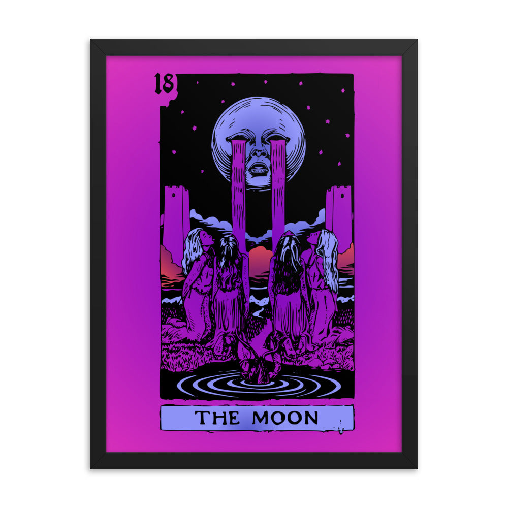 Moon - Tarot Card Framed Print