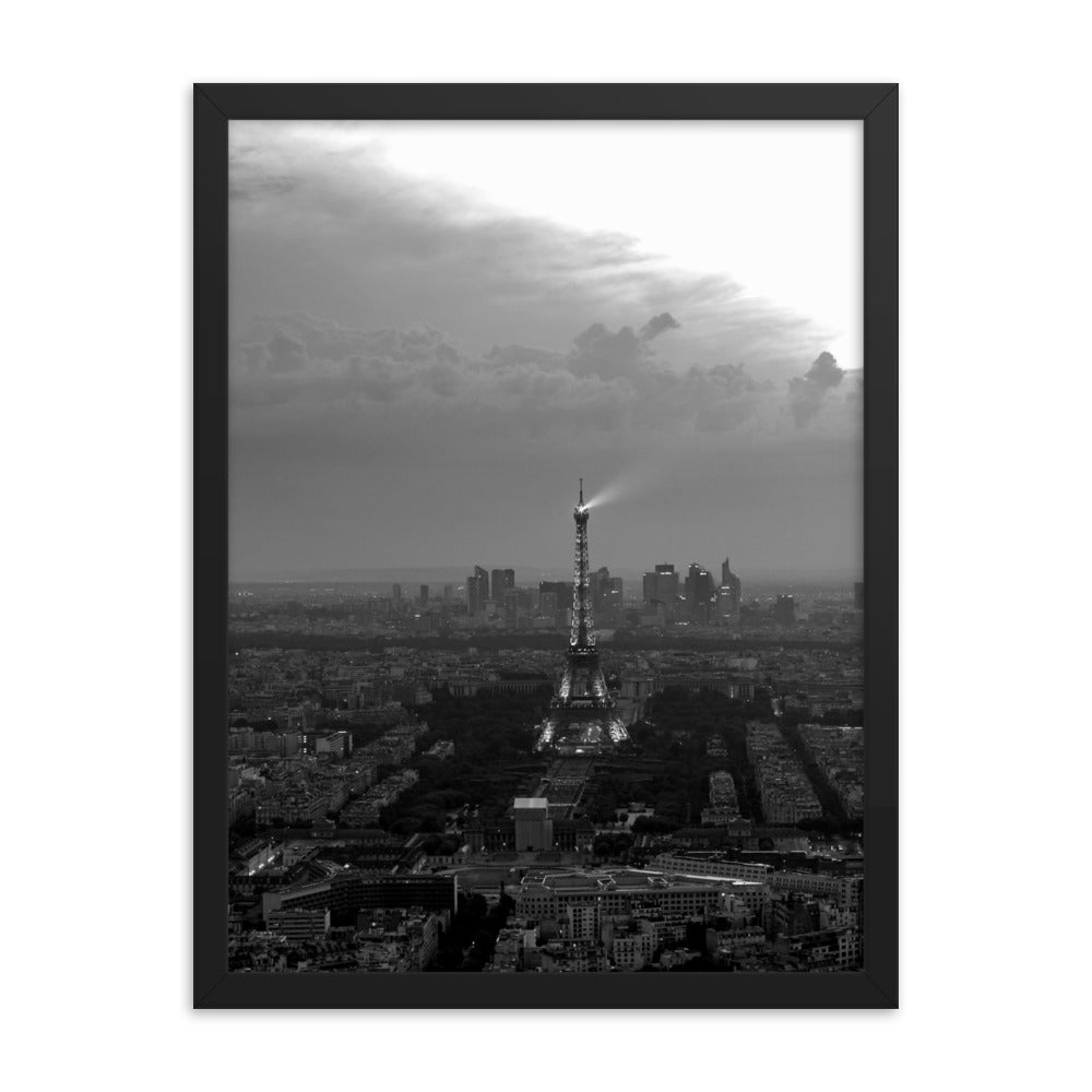 Paris Skyline Framed Print