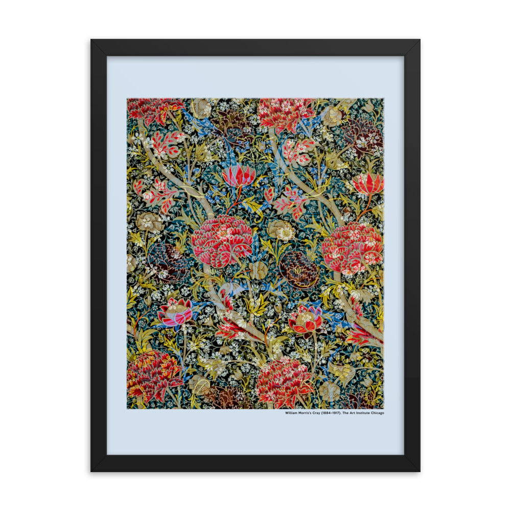 Cray - William Morris Framed Print