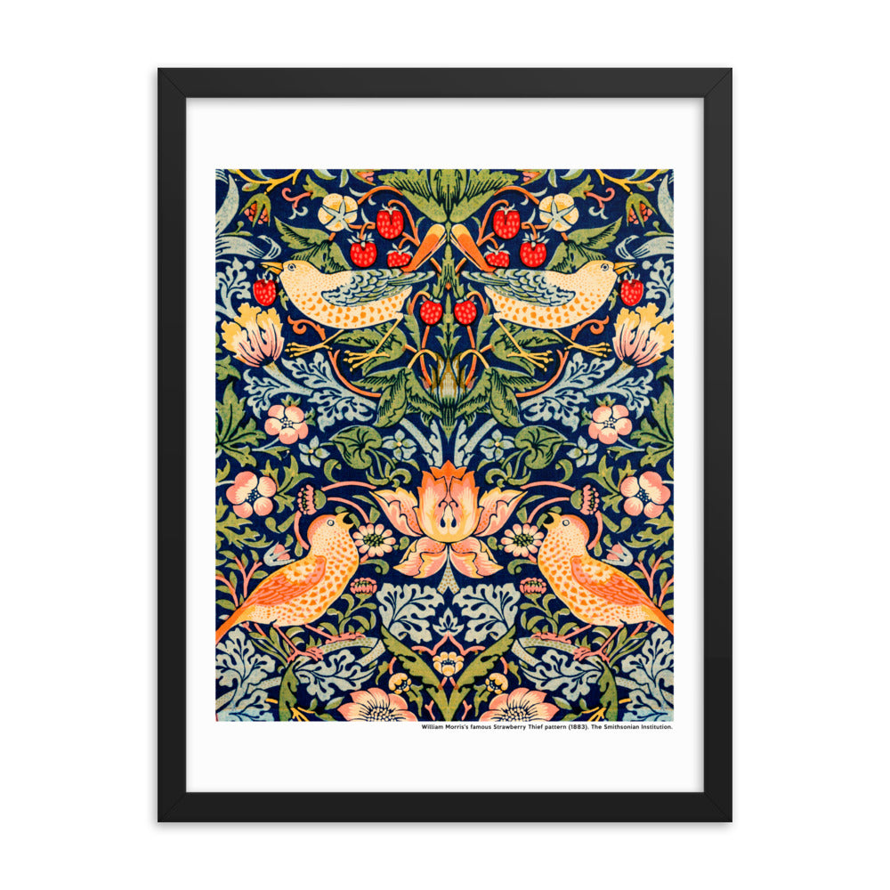 Strawberry Thief - William Morris Framed Print