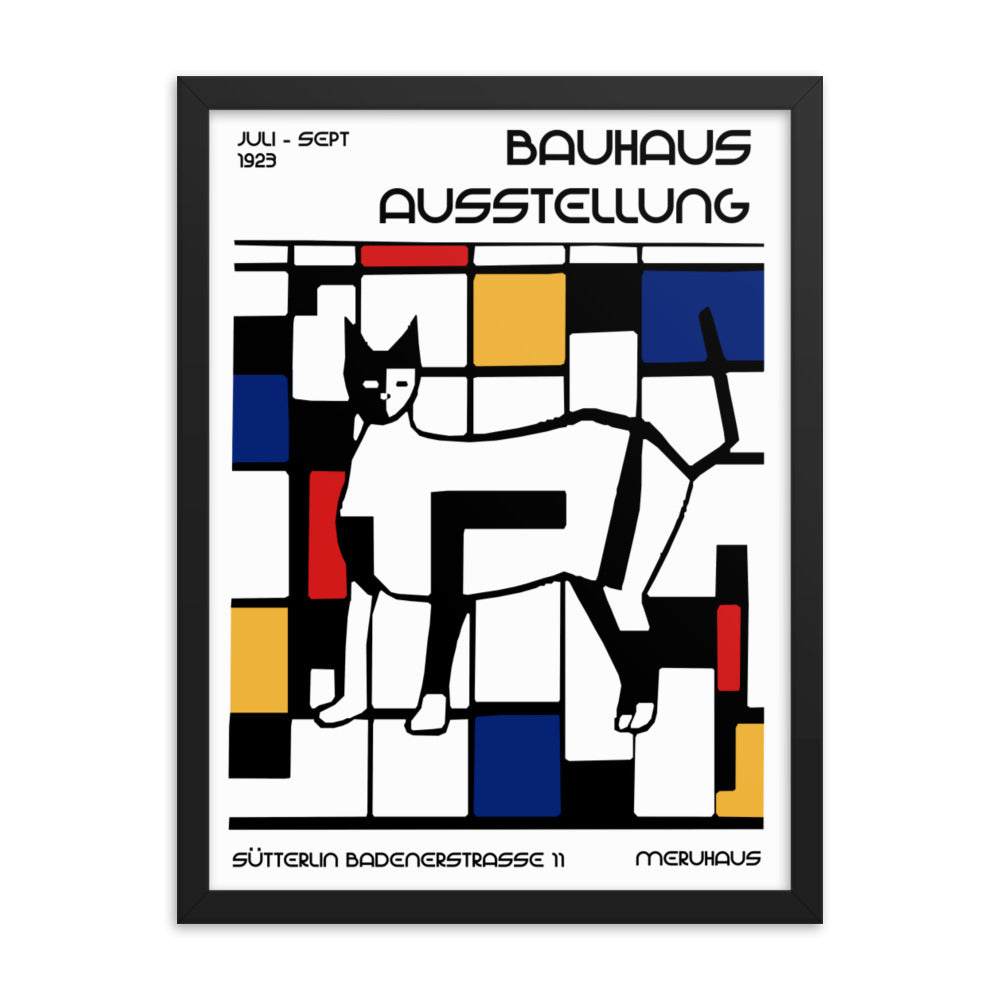 Bauhaus Austellung - Sütterlin Badenerstrasse Framed Print