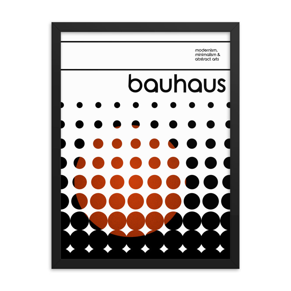 Bauhaus Transient Framed Print