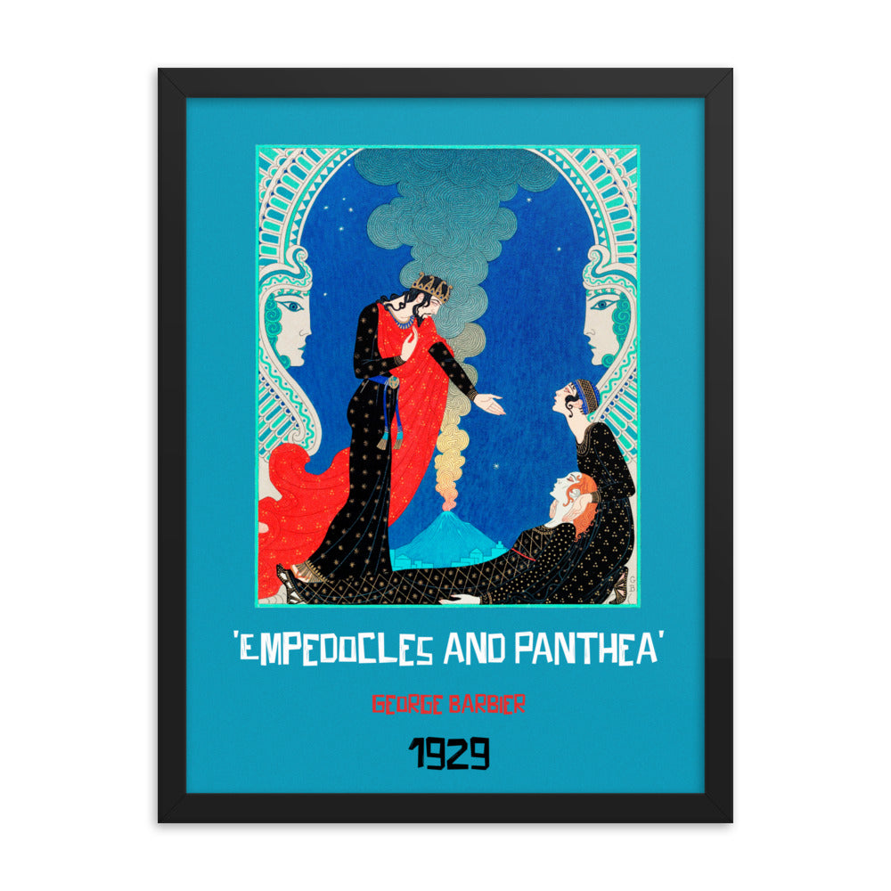 Empedocles and Panthea (1929) Framed Print