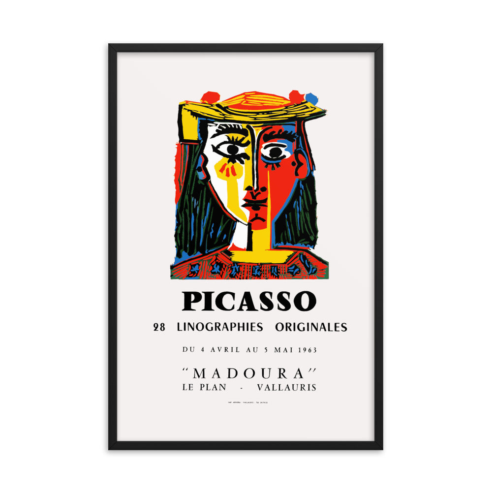 Picasso Face Framed Print