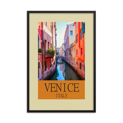 Vacation in Venice, Italy Framed Print