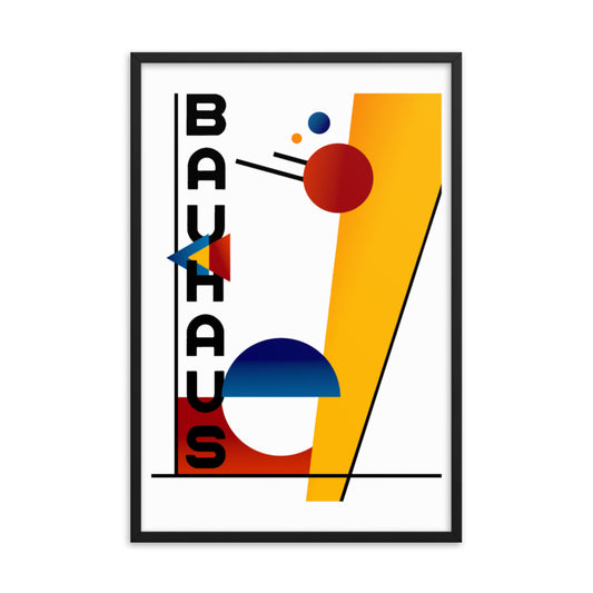 Bauhaus Cosmos Framed Print