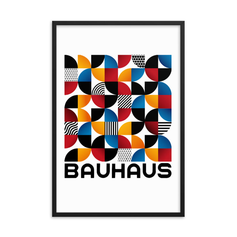 Bauhaus Orange Waves