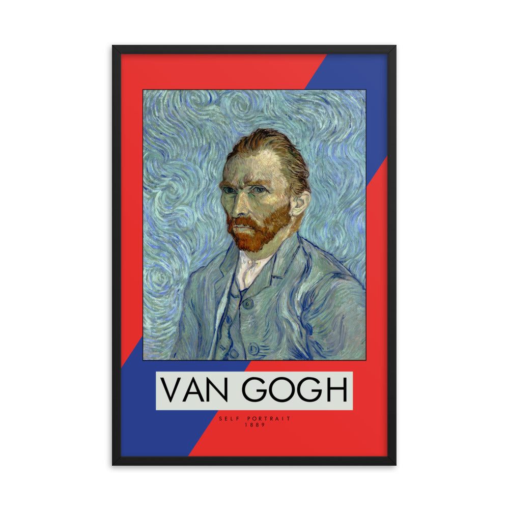 Vincent Van Gogh Self Portrait, 1889 Framed Print