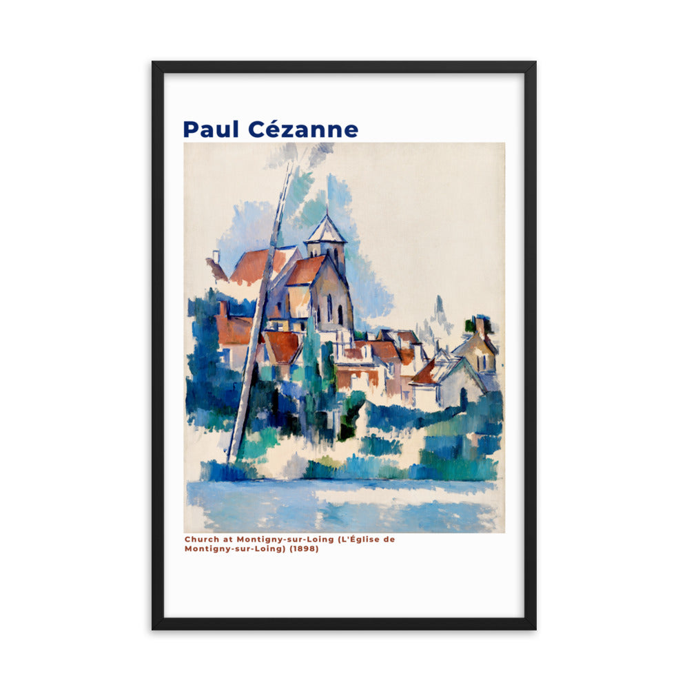 Church at Montigny-sur-Loing by Paul Cezanne Framed Print