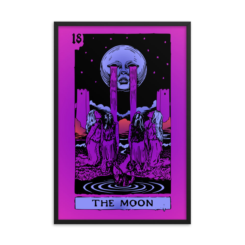 Moon - Tarot Card Framed Print