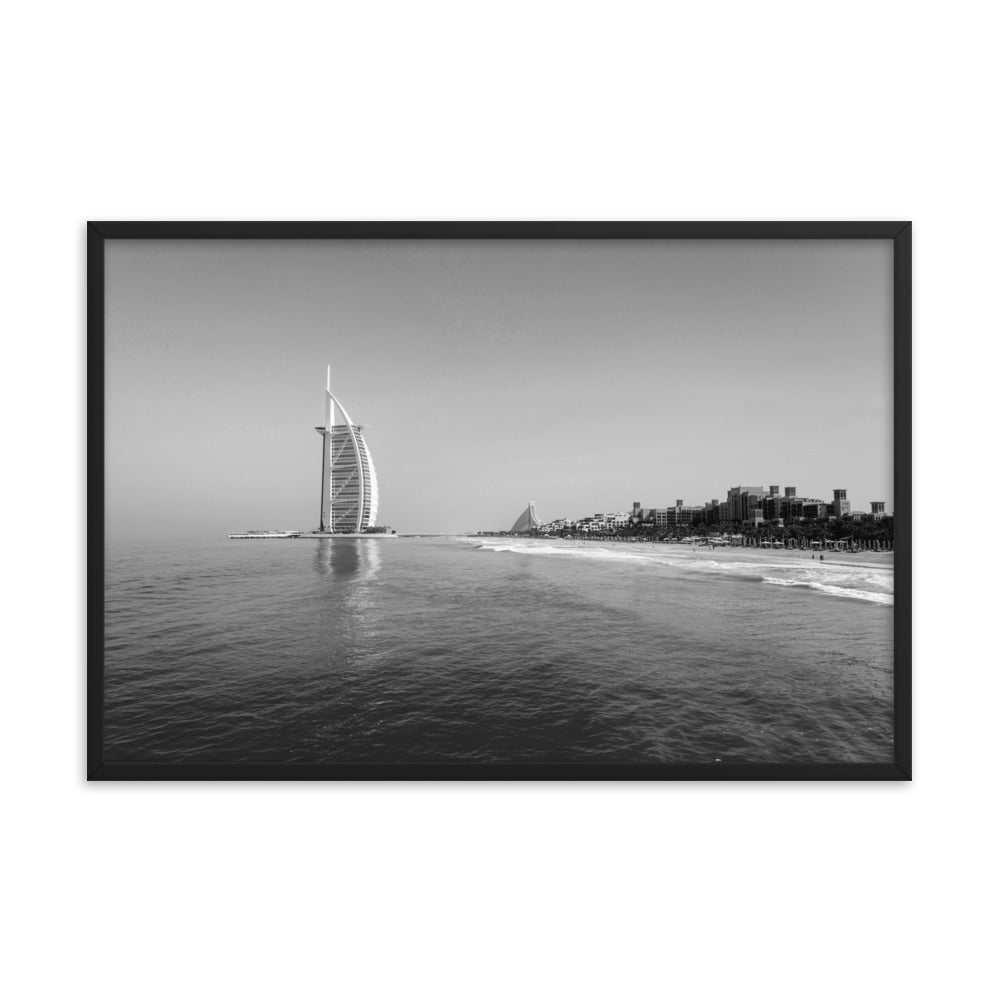 framed picture of the burj al arab in dubain