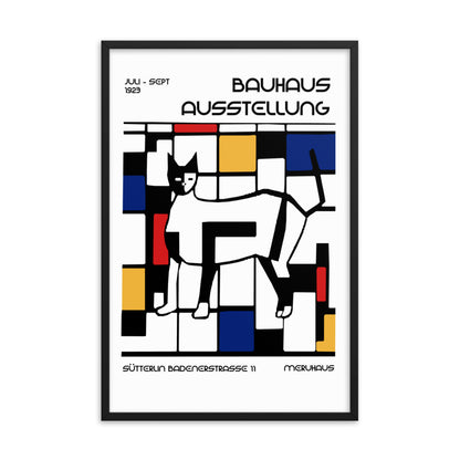 Bauhaus Austellung - Sütterlin Badenerstrasse Framed Print