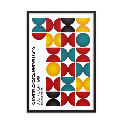 Kunstplakat Ausstellung Bauhaus Framed Print