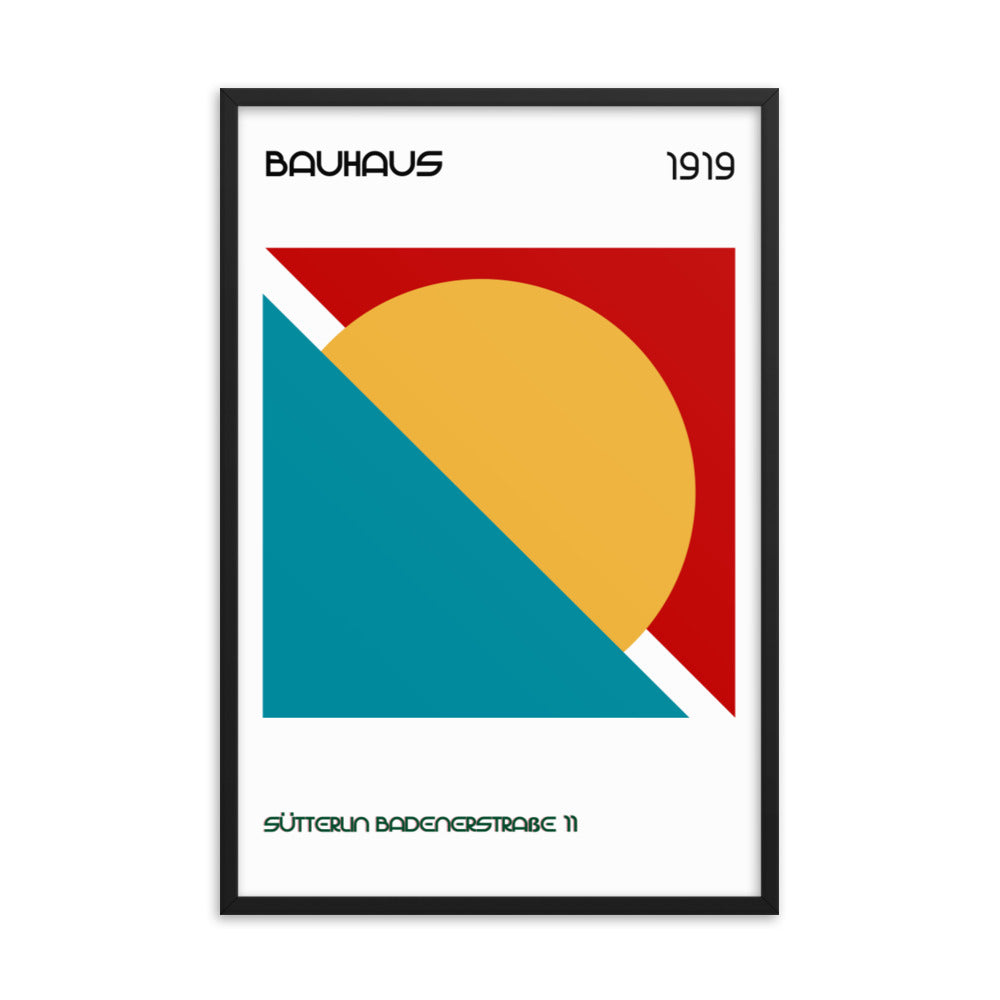 Sutterlin Badenerstrasse Bauhaus Framed Print  on wall