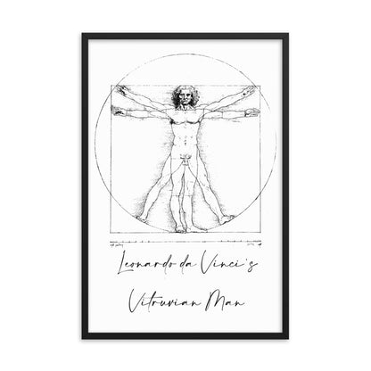 Leonardo da Vinci's Vitruvian Man Framed Print