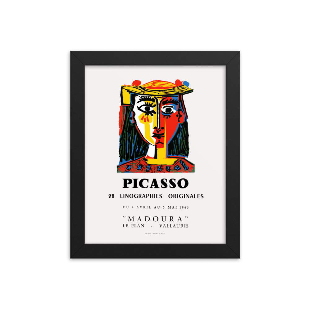 Picasso Face Framed Print