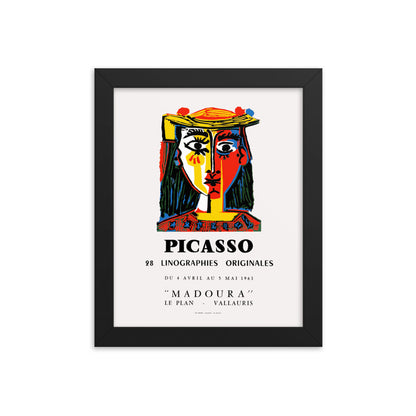 Picasso Face Framed Print