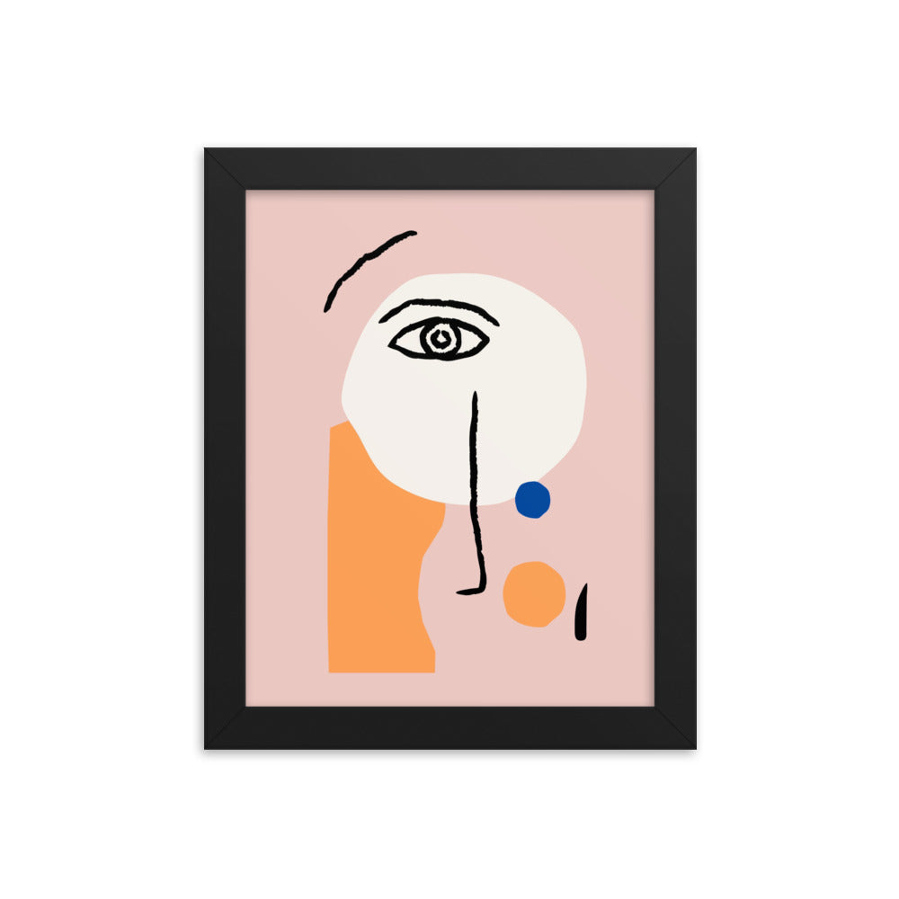 Picasso Inspired Framed Print