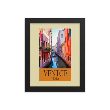 Vacation in Venice, Italy Framed Print
