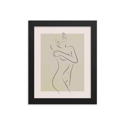 Femme Fetale Body Framed Print