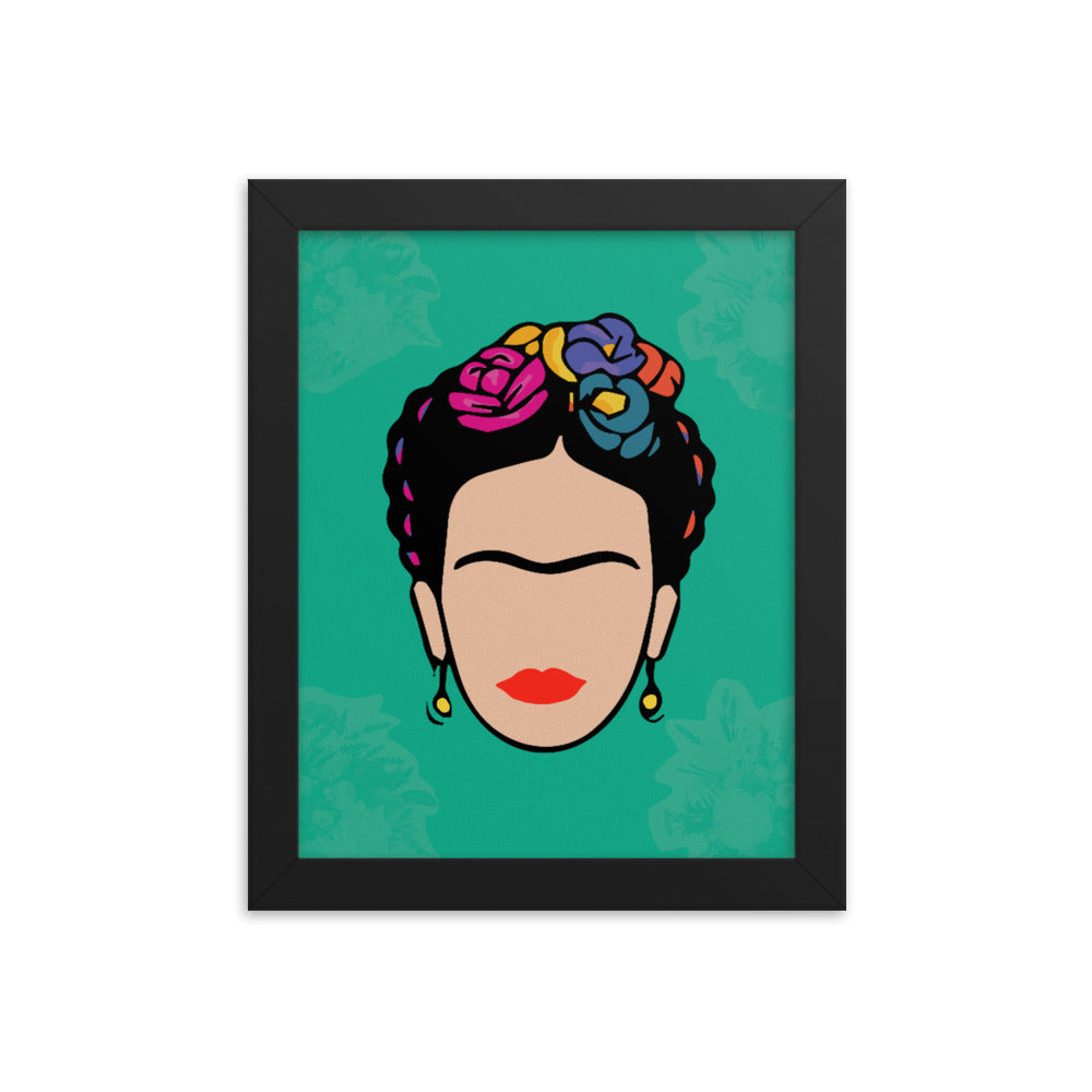 Frida in Vivid Framed Print