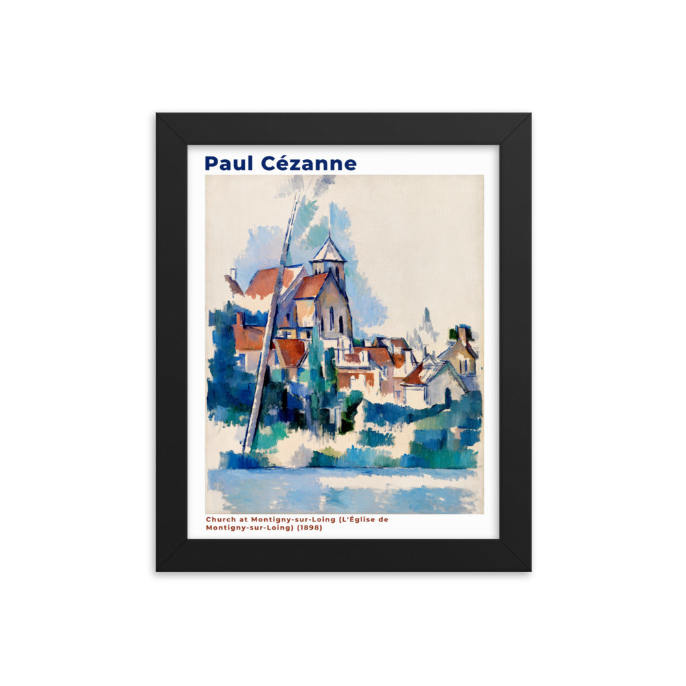 Church at Montigny-sur-Loing by Paul Cezanne Framed Print