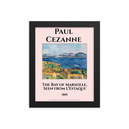 The Bay of Marseille, Seen from L’Estaque by Paul Cezanne Framed Print