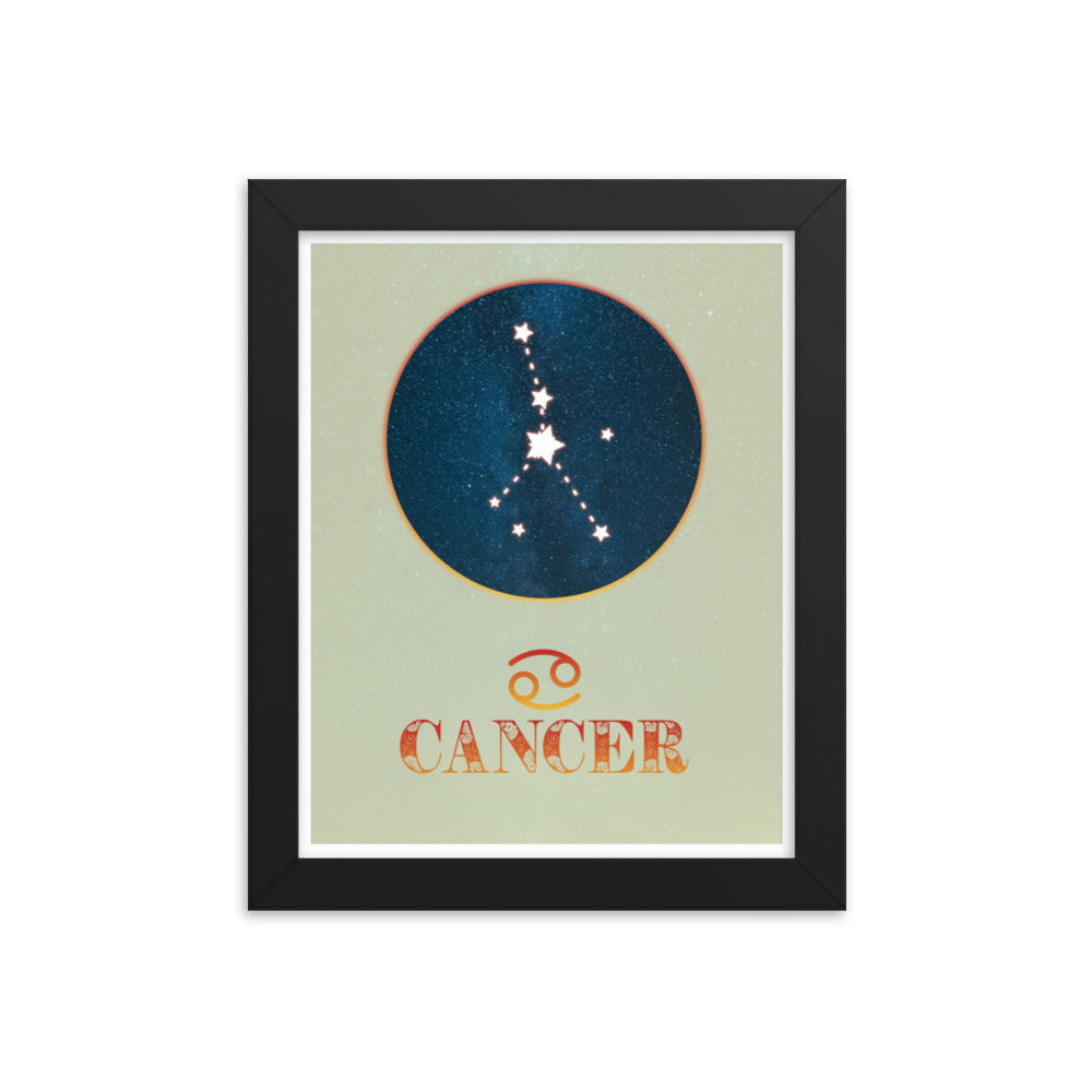 Cancer Zodiac Framed Print