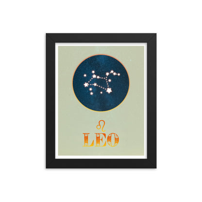 Leo Zodiac Framed Print