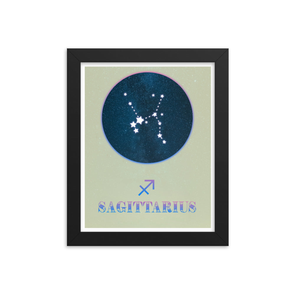 Sagittarius Zodiac Framed Print