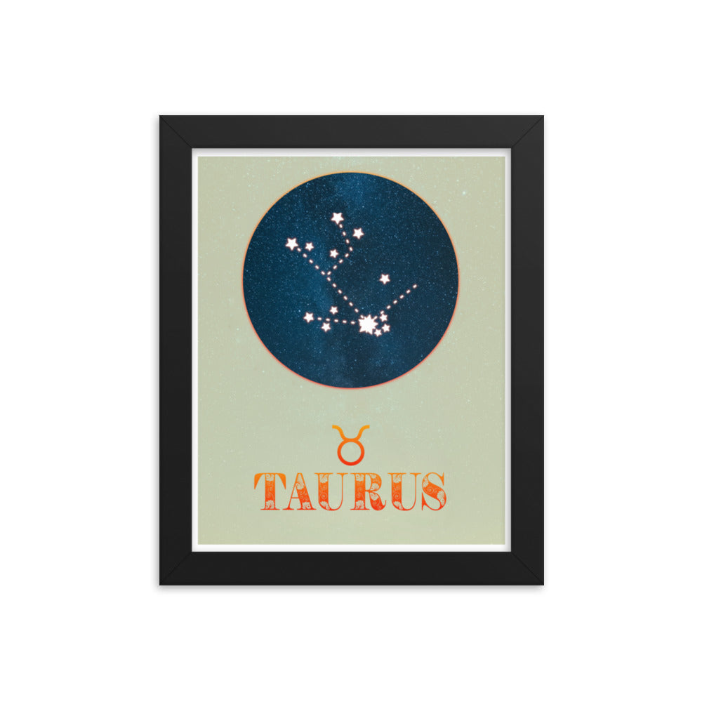 Taurus Zodiac Framed Print