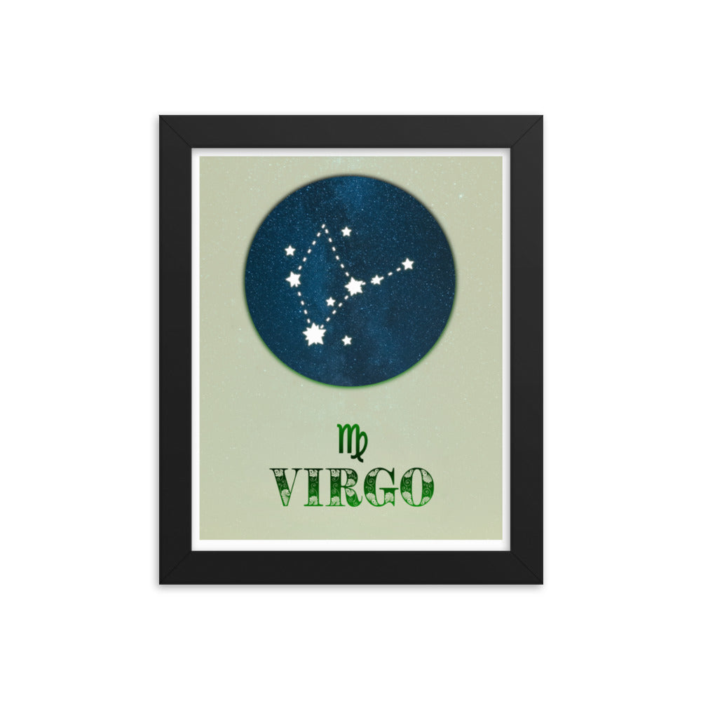 Virgo Zodiac Framed Print