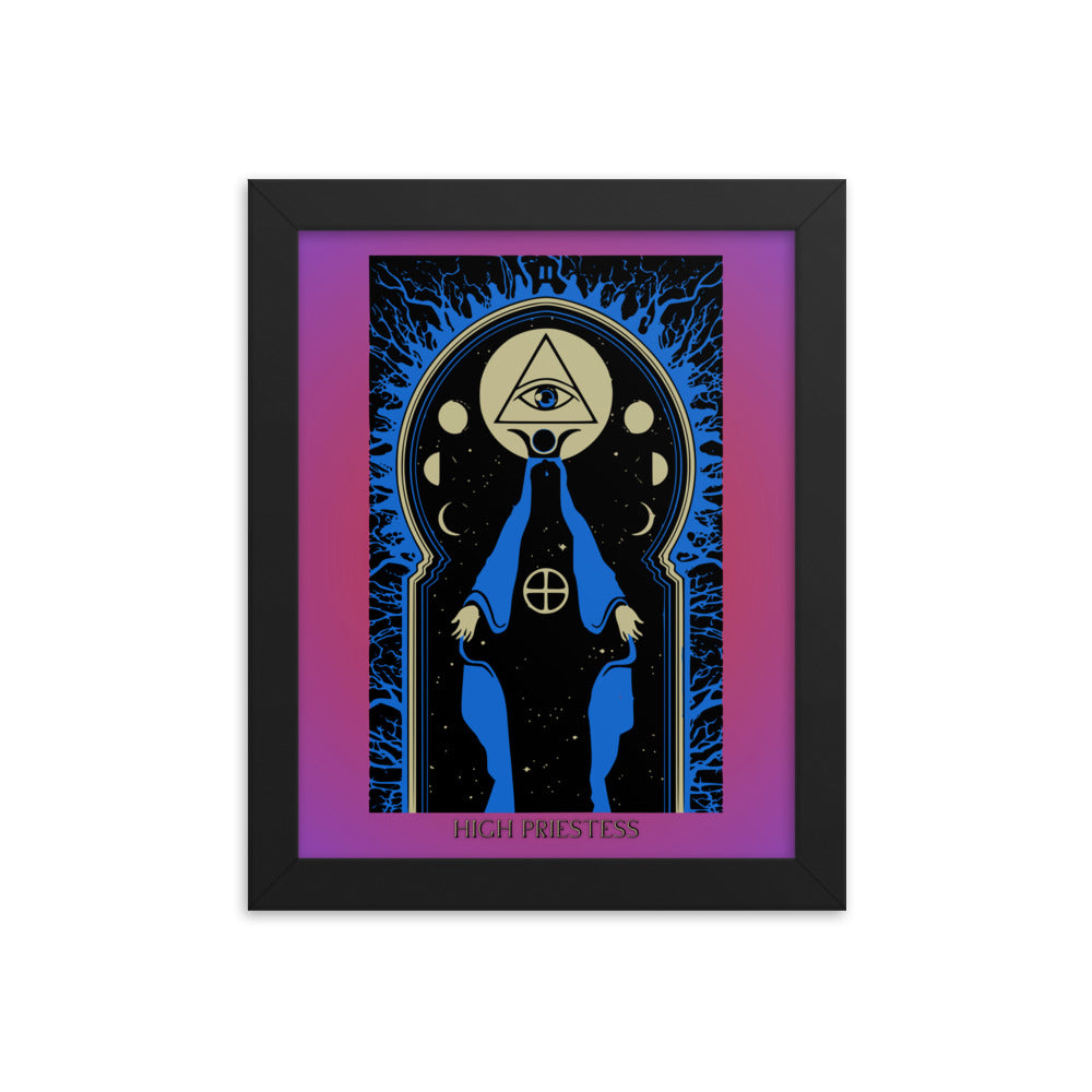 High Priestess Tarot Card Framed Print