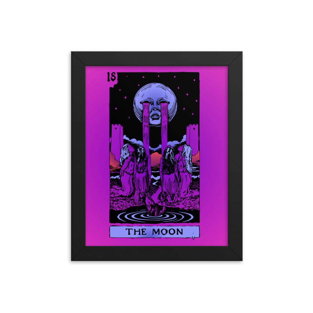 Moon - Tarot Card Framed Print