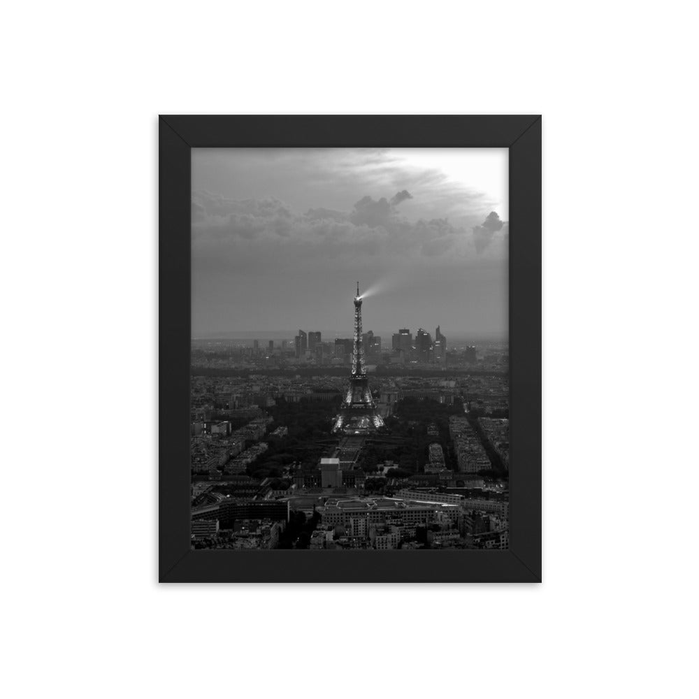 Paris Skyline Framed Print