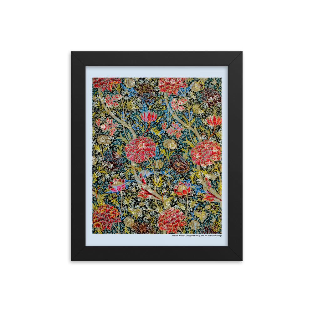 Cray - William Morris Framed Print