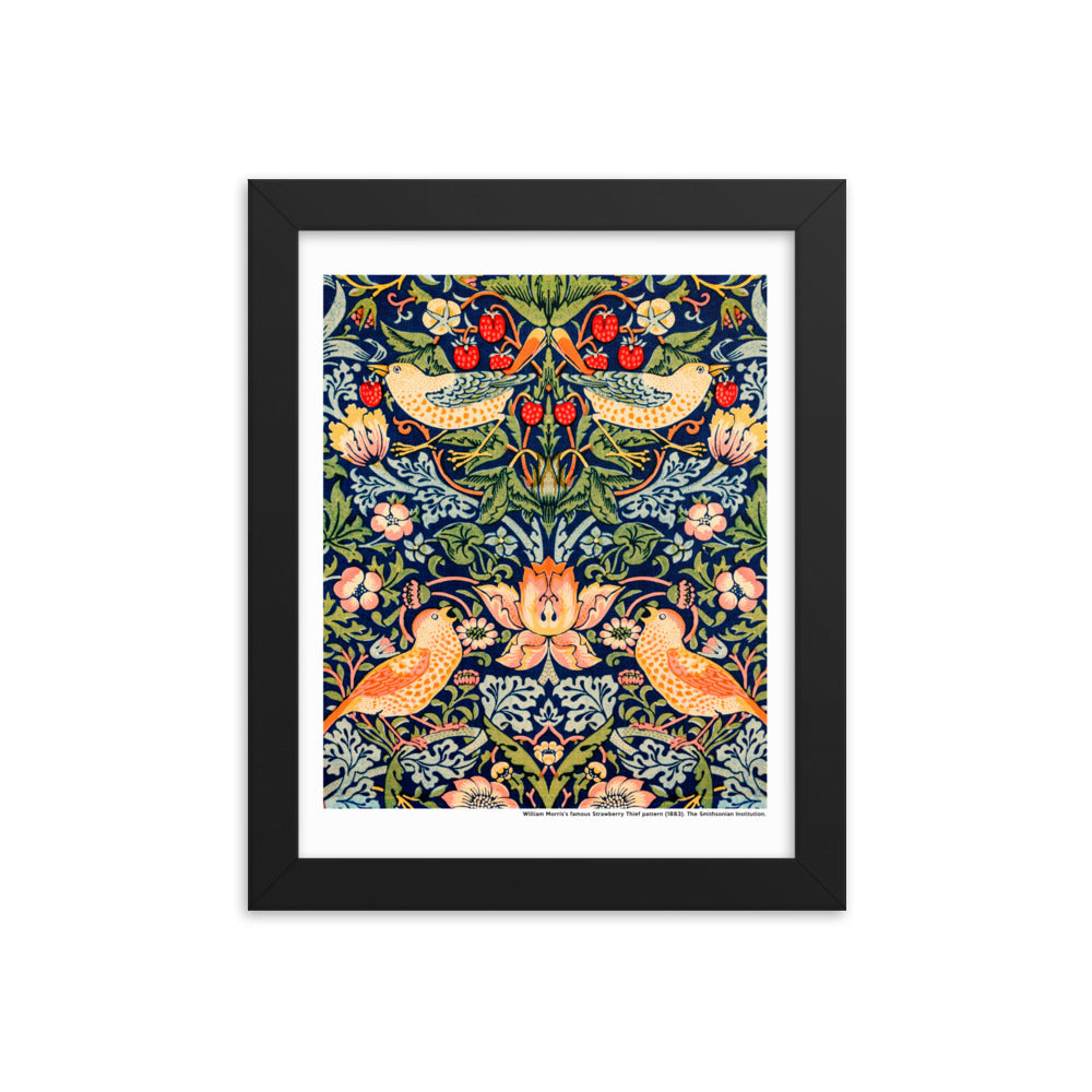 Strawberry Thief - William Morris Framed Print