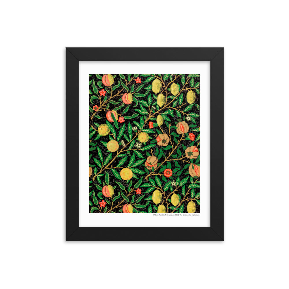 Fruit Pattern - William Morris Framed Print