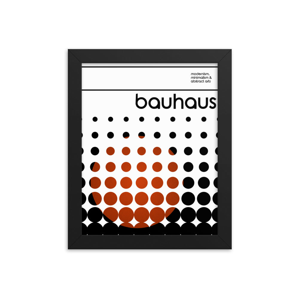 Bauhaus Transient Framed Print