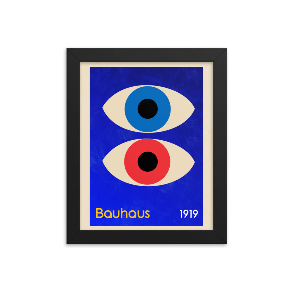 Bauhaus Eyes Framed Print