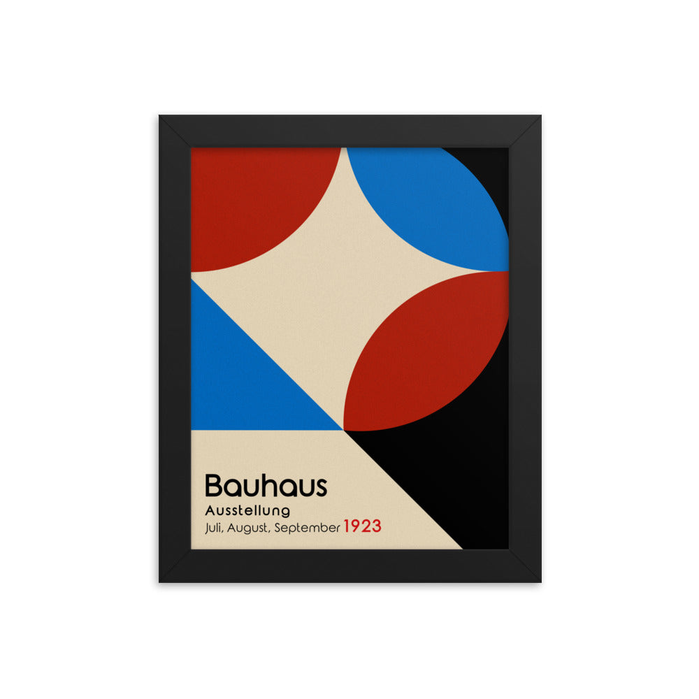 Bauhaus Shapes Framed Print