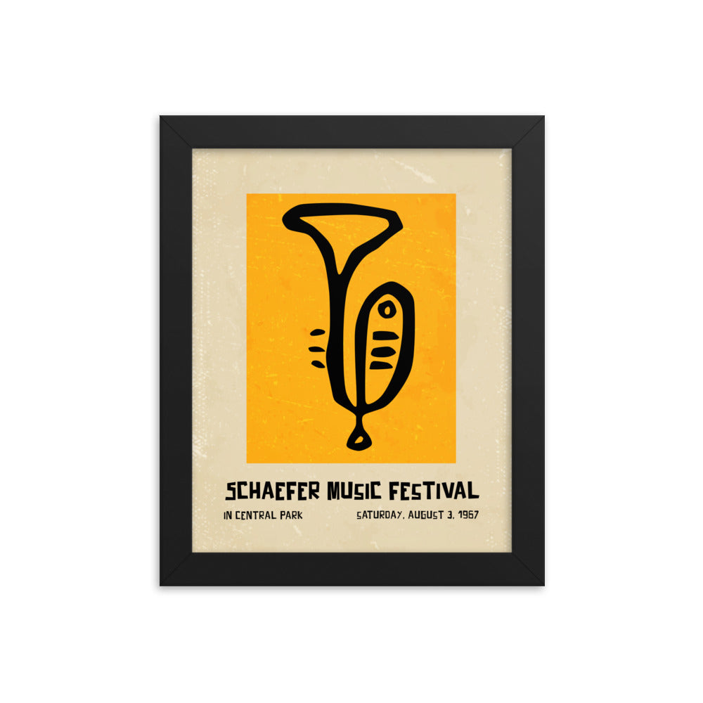 Central Park Jazz Festival 1967 Framed Print