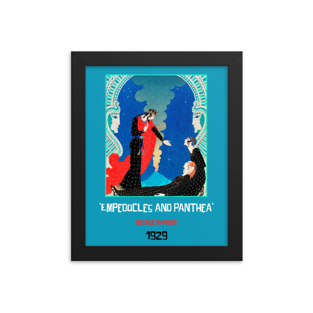 Empedocles and Panthea (1929) Framed Print